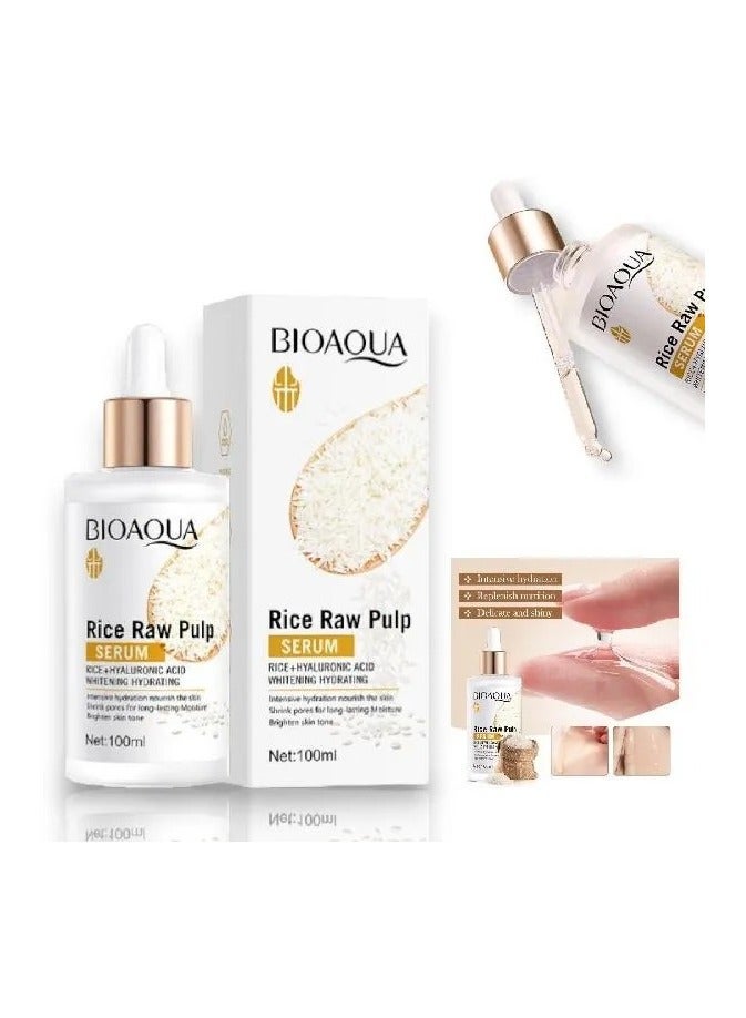 BIOAQUA Rice Raw Pulp Face Serum 100 ml - Image 2